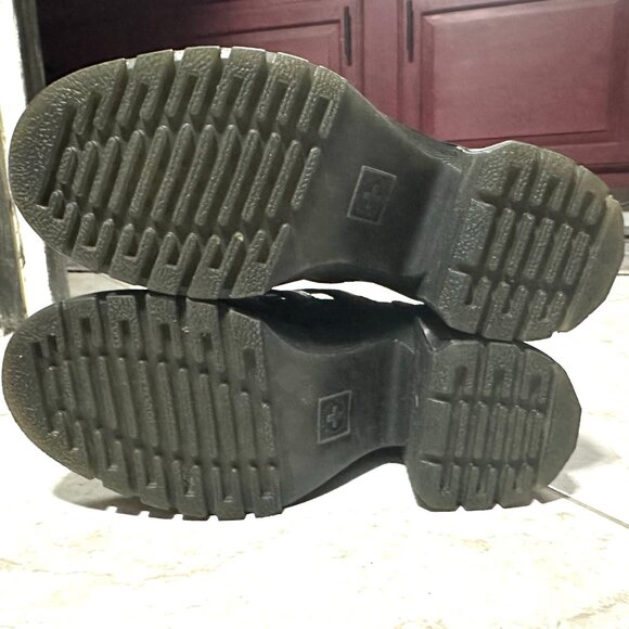 COPY - Dr. Martens EVIEE SENDAL LEATHER HEELED SHOES - Picture 9 of 12